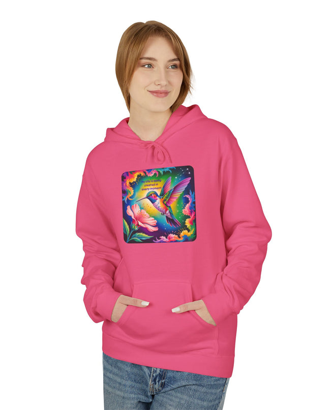 "My Life is Being Created in Every Moment" Unisex Midweight Softstyle Fleece Hoodie