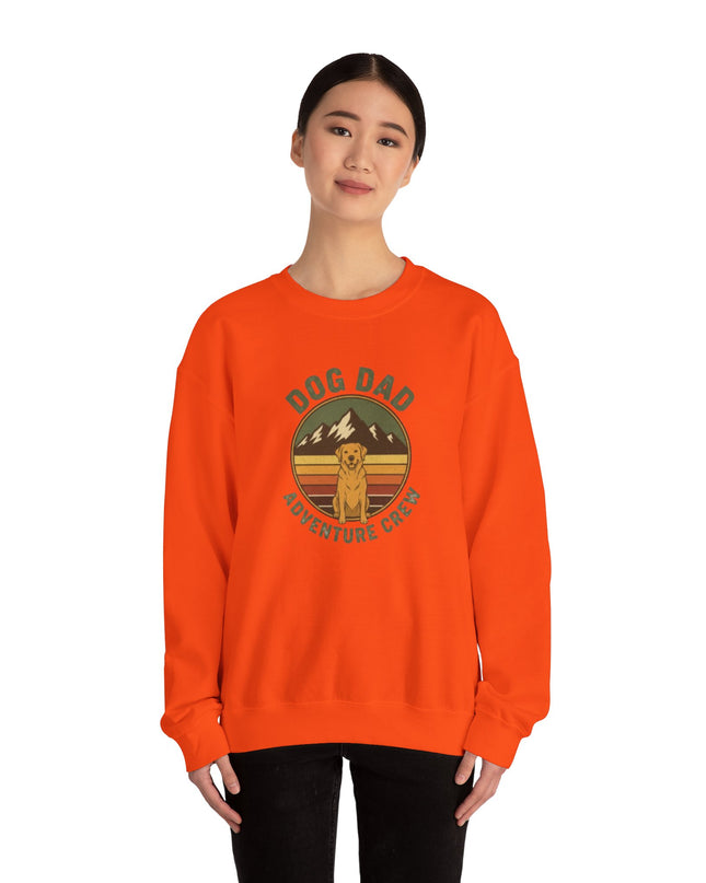 "Dog Dad Adventure Crew" Unisex  Adult Sweatshirt