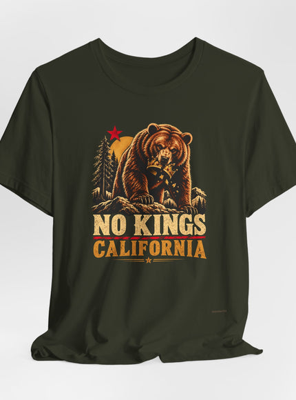 "No Kings California" Unisex Jersey Short Sleeve Tee