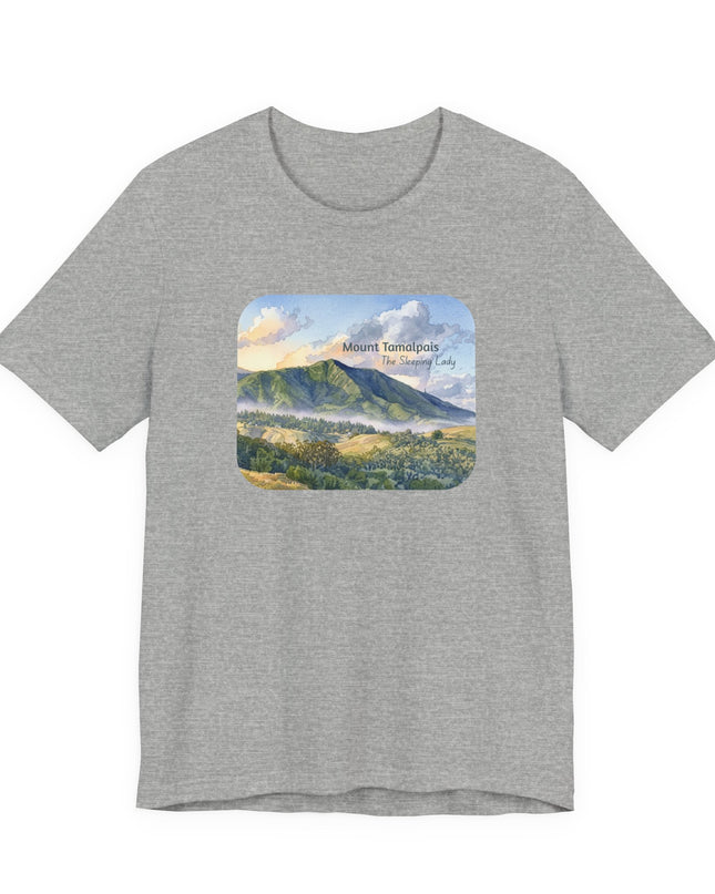 "Mount Tamalpais, the Sleeping Lady" Unisex Jersey Short Sleeve Tee