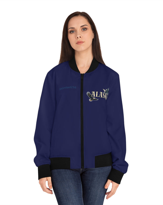 "Alaska" Women's Bomber Jacket (AOP)
