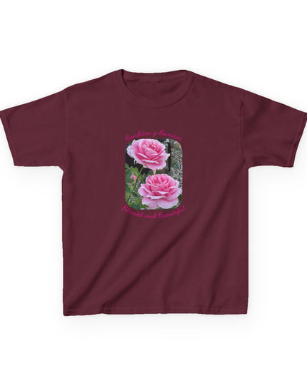 "Blessed and Beautiful" Kids Heavy Cotton Tee