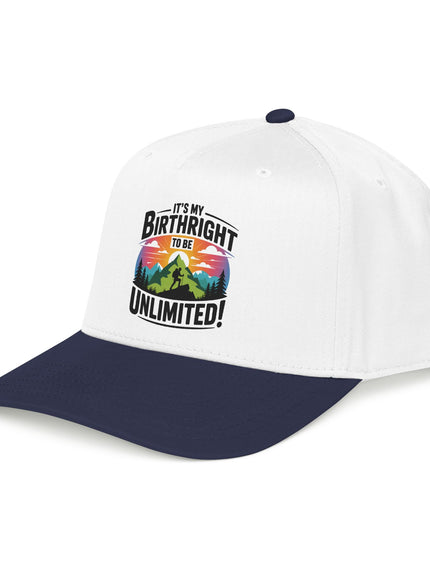 "It's my Birthright to be Unlimited" Mid Profile Baseball Cap