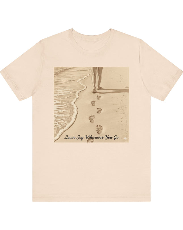Leave joy wherever you go Unisex Jersey Short Sleeve Tee