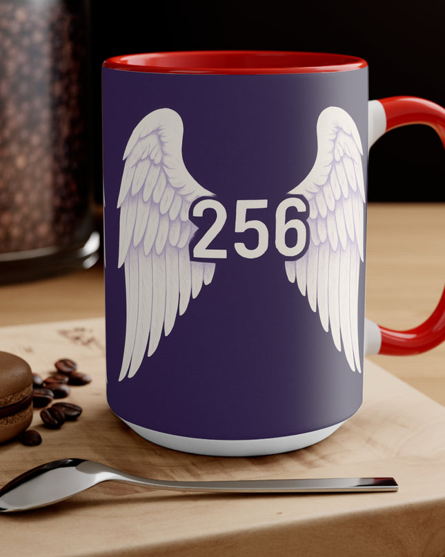 "Fluffy Angel Wing 256" Accent Mug