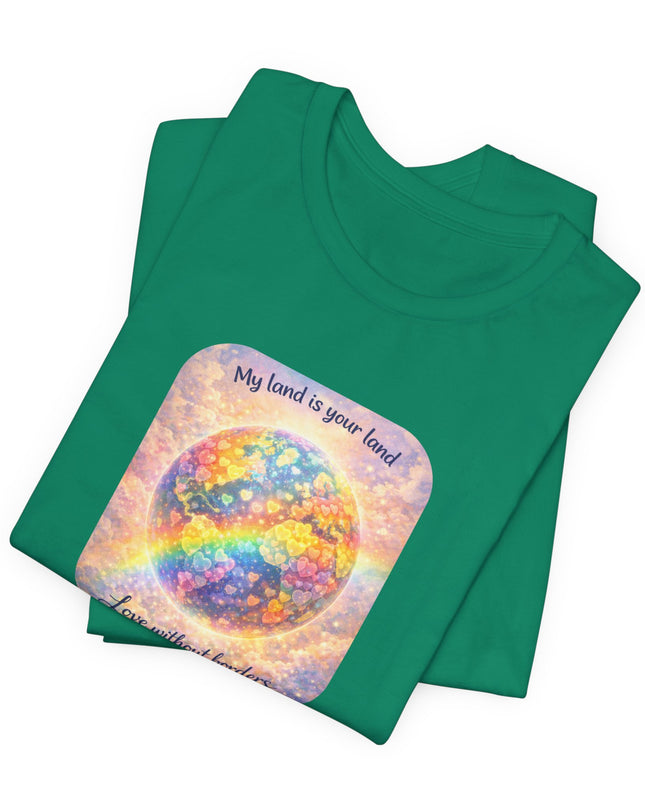 "My Land is Your Land" Unisex Jersey Short Sleeve Tee
