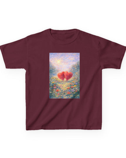 "Valentine's Day - Monet Style" Kids Heavy Cotton Tee