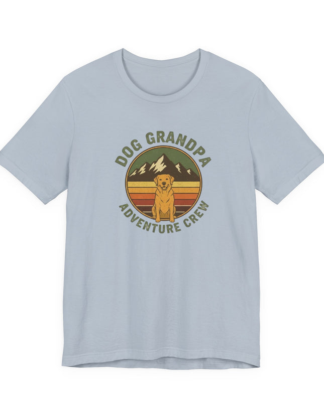 "Dog Grandpa Adventure Crew" Unisex Jersey Short Sleeve Tee