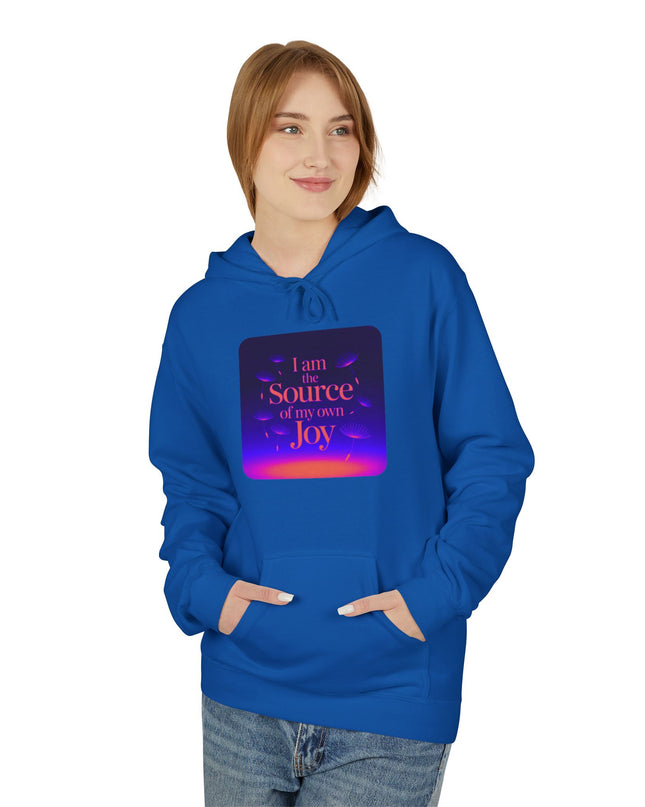 "I Am the Source of my Own Joy" Unisex Midweight Softstyle Fleece Hoodie