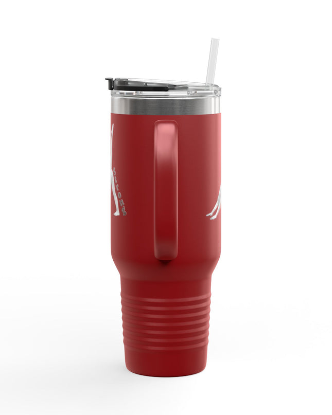 "Mom Strong Pilates" Insulated Travel Mug, 40oz