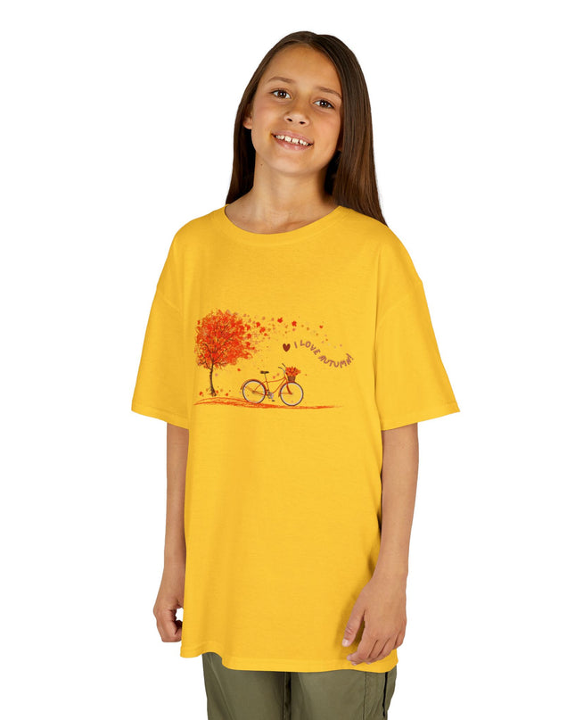 "I Love Autumn" Kids Heavy Cotton Tee