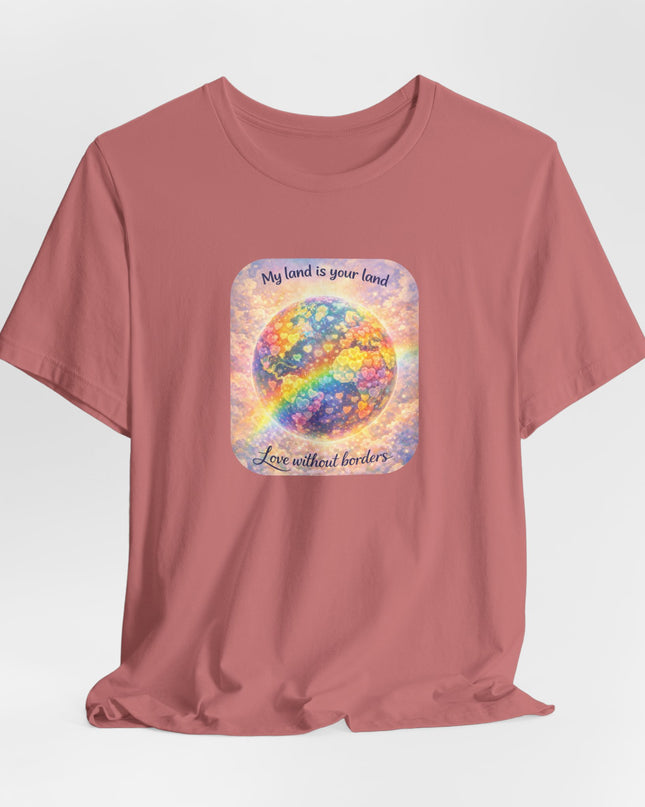 "My Land is Your Land" Unisex Jersey Short Sleeve Tee