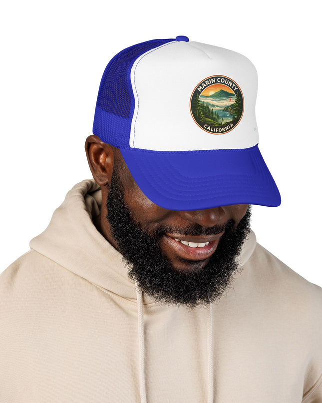 "Marin County, Above the Fog" Foam Trucker Hat
