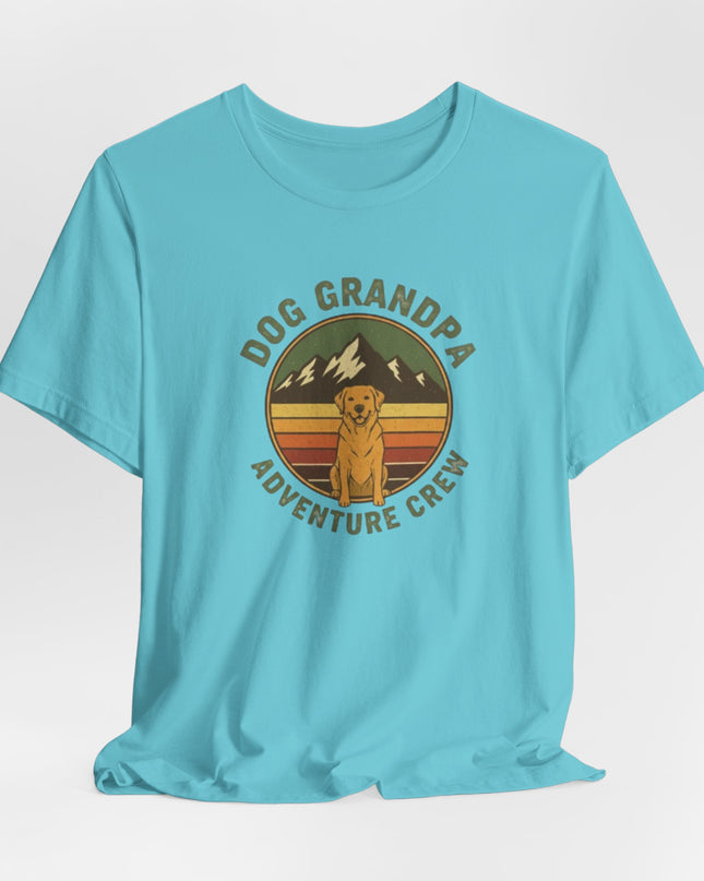 "Dog Grandpa Adventure Crew" Unisex Jersey Short Sleeve Tee