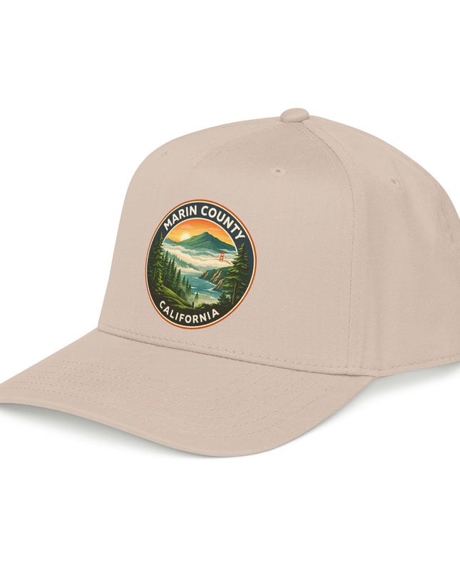 "Marin County, Above the Fog" Mid Profile Baseball Cap