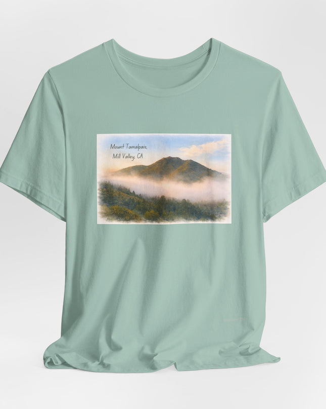 "Mount Tamalpais, Mill Valley, California" Unisex Jersey Short Sleeve Tee