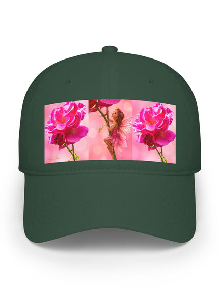 "Fairy Rose" Low Profile Baseball Cap