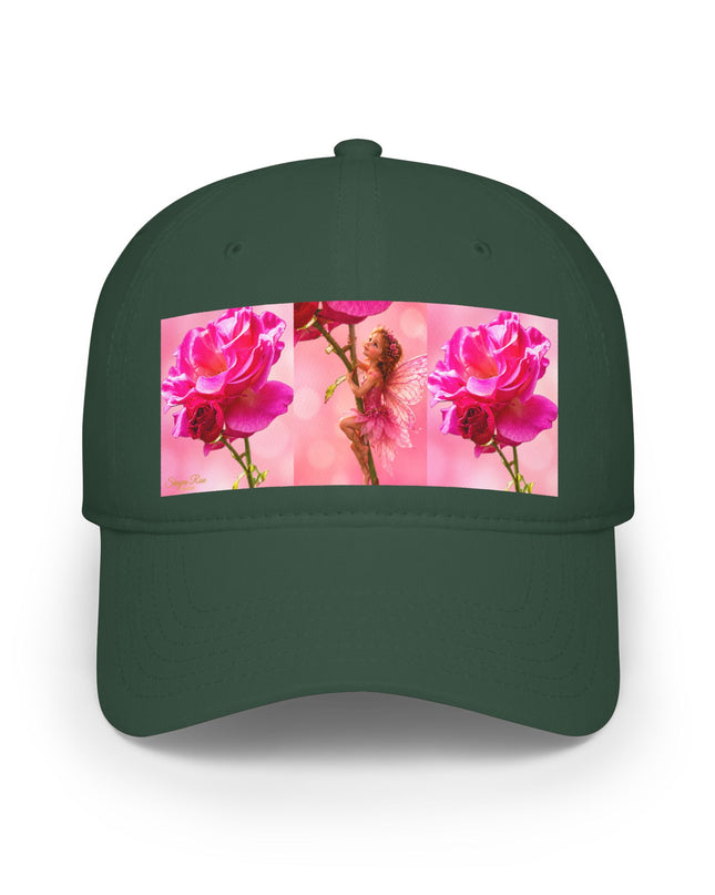 "Fairy Rose" Low Profile Baseball Cap
