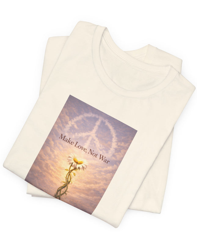"Make Love Not War" Unisex Jersey Short Sleeve Tee