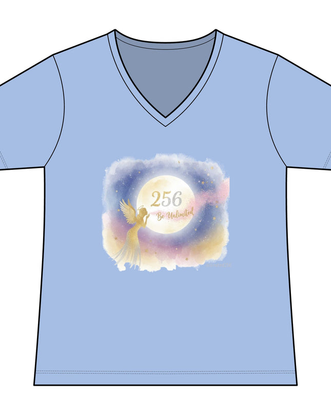 "Angel Whispers –Be Unlimited" Women's Fan Favorite V-Neck Tee
