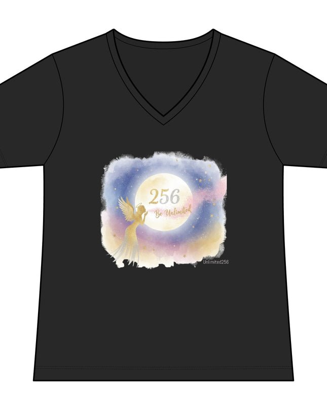 "Angel Whispers –Be Unlimited" Women's Fan Favorite V-Neck Tee