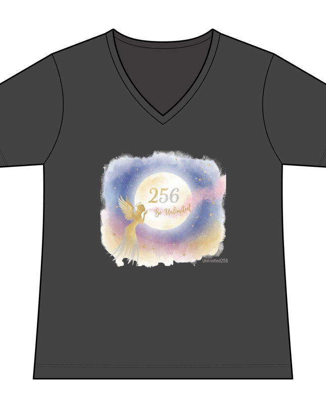 "Angel Whispers –Be Unlimited" Women's Fan Favorite V-Neck Tee
