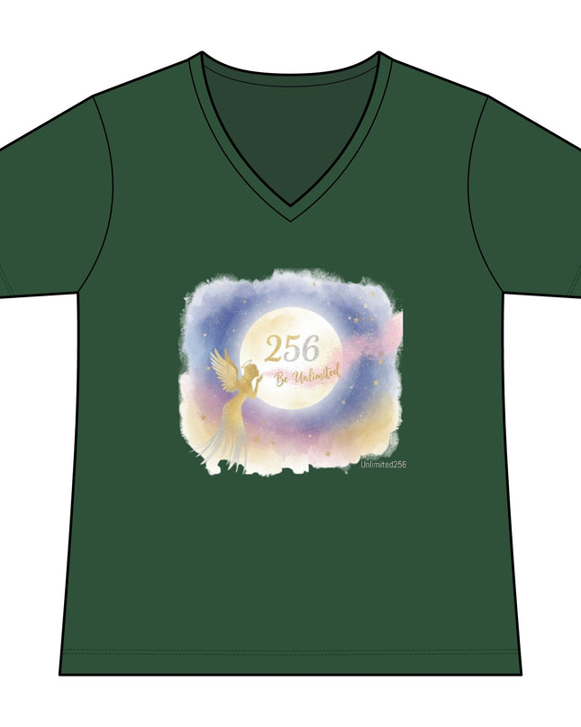 "Angel Whispers –Be Unlimited" Women's Fan Favorite V-Neck Tee