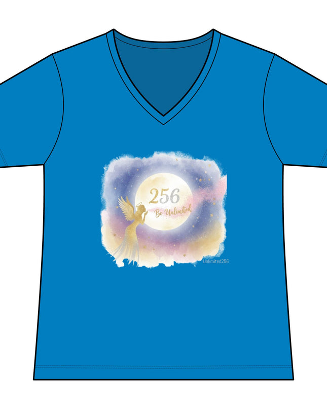 "Angel Whispers –Be Unlimited" Women's Fan Favorite V-Neck Tee