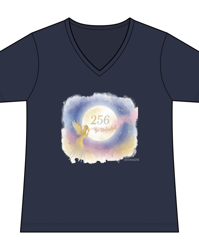 "Angel Whispers –Be Unlimited" Women's Fan Favorite V-Neck Tee