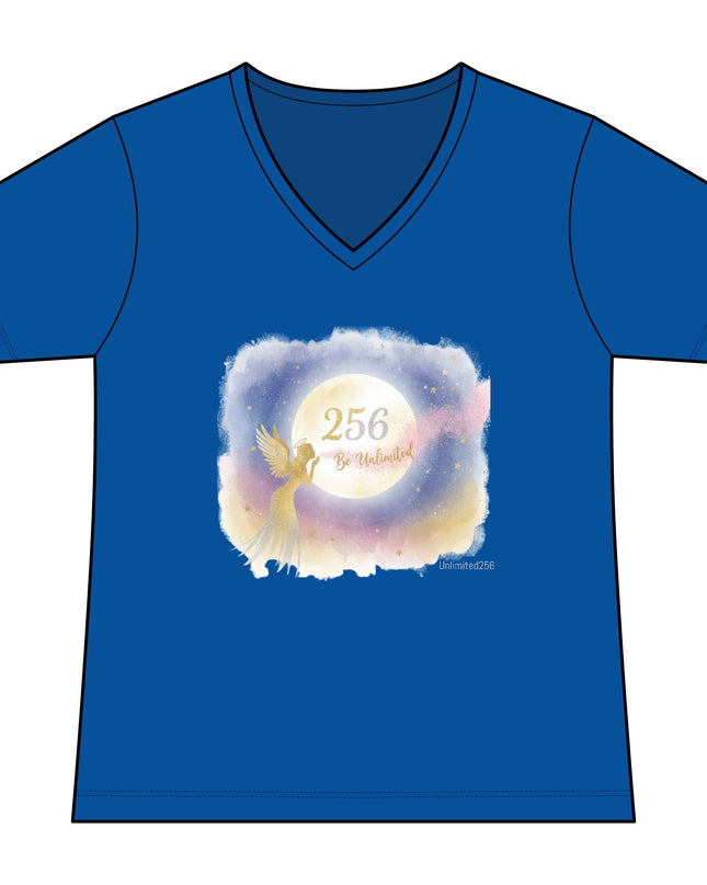 "Angel Whispers –Be Unlimited" Women's Fan Favorite V-Neck Tee