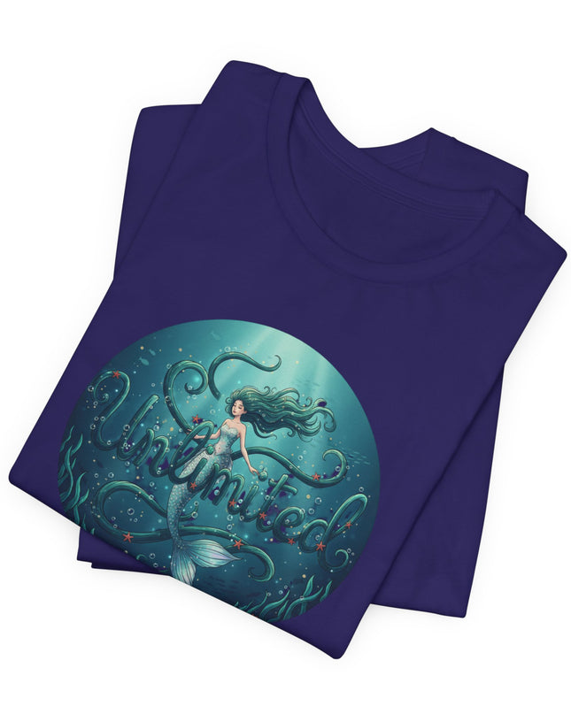 "Unlimited Mermaid" Unisex Jersey Short Sleeve Tee