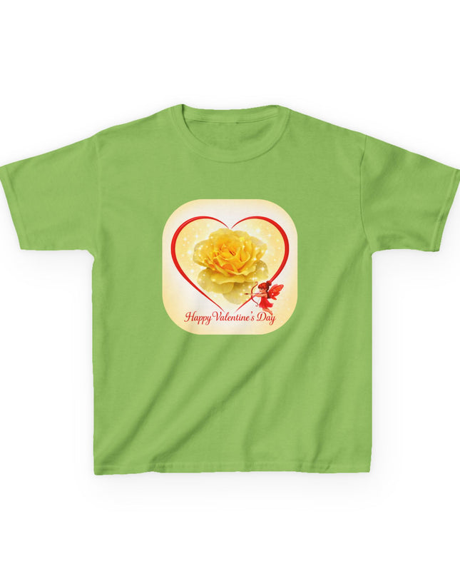 "Happy Valentine's Day" Kids Heavy Cotton Tee