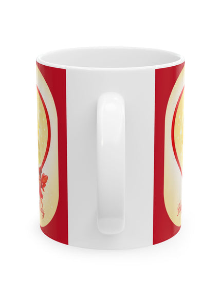 "Happy Valentine's Day" Ceramic Mug, (11oz, 15oz)