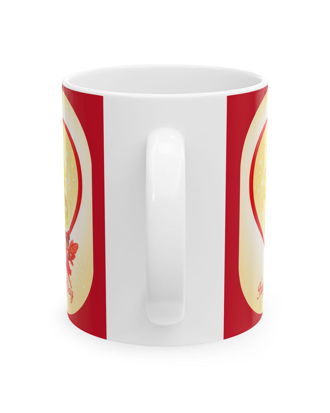 "Happy Valentine's Day" Ceramic Mug, (11oz, 15oz)