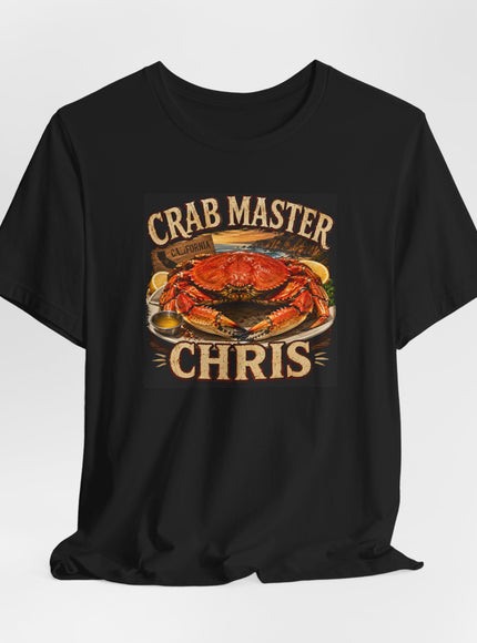 "Crab Master Chris" Unisex Jersey Short Sleeve Tee