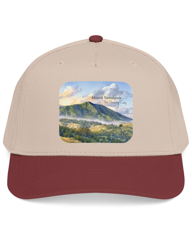 "Mount Tamalpais, the Sleeping Lady" Mid Profile Baseball Cap