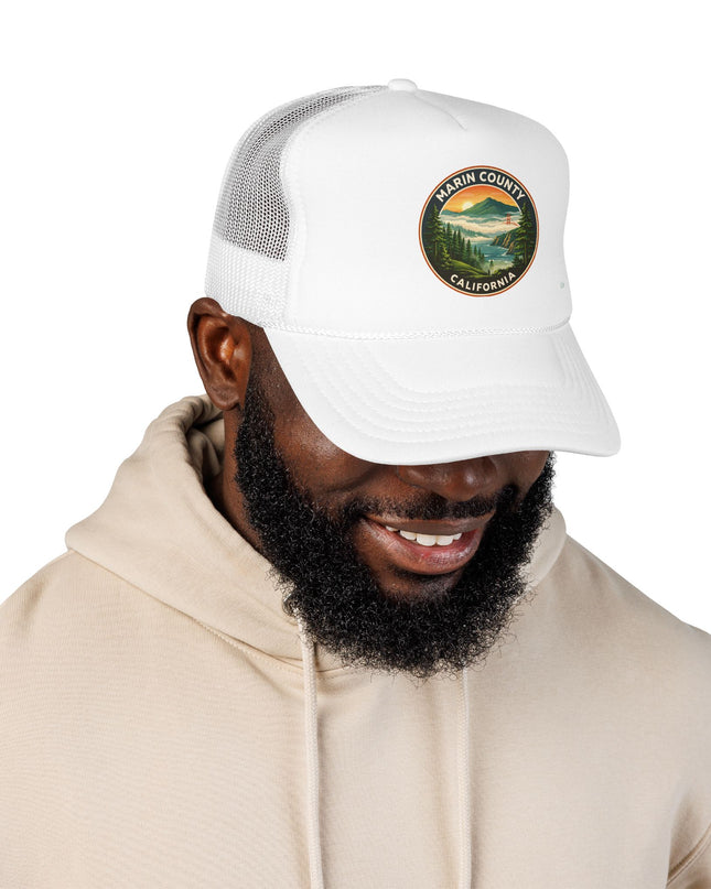 "Marin County, Above the Fog" Foam Trucker Hat