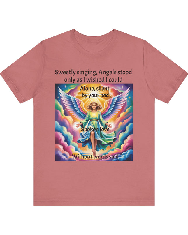 "Sweetly Singing, Angels Stood" Women's Soft Jersey Tee