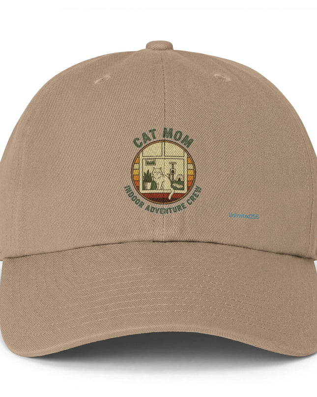 "Cat Mom Adventure Crew" Clean Up Cap