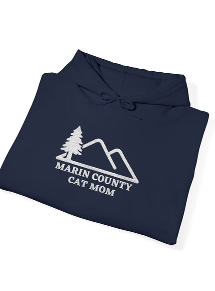 "Marin County Cat Mom" Unisex Heavy Blend Hooded Sweatshirt