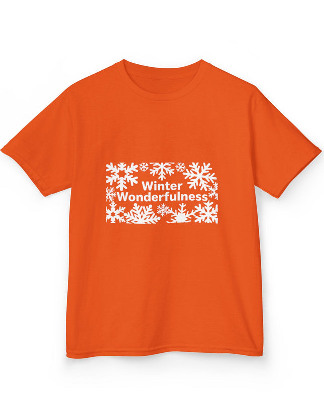 "Winter Wonderfulness" Kids Heavy Cotton Tee