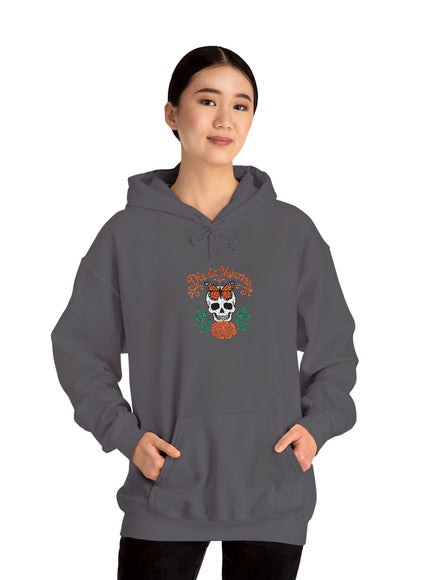 "Día de Muertos" Unisex Heavy Blend Hooded Embroidered Sweatshirt