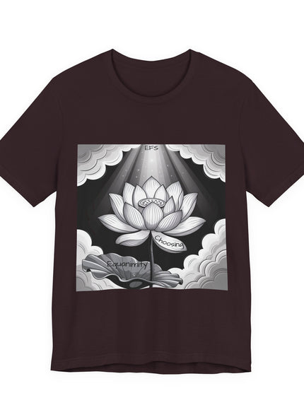 "Choosing Equanimity, EFS (Energy for Success)" Unisex Jersey Short Sleeve Tee