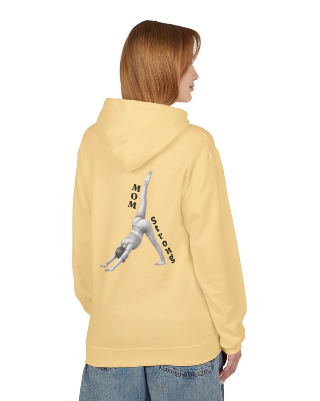 "Mom Strong Pilates" (Darker ink on both sides) Unisex Midweight Softstyle Fleece Hoodie