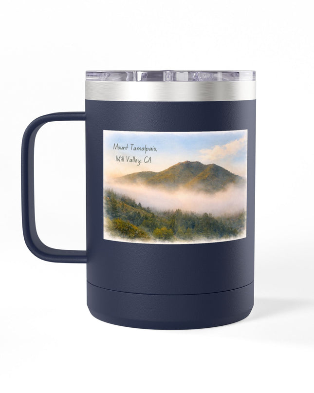 "Mount Tamalpais, Mill Valley, California" Coffee Mug Tumbler, 15oz
