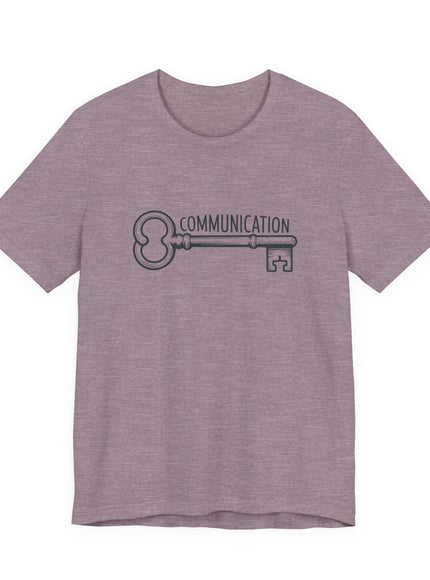 "Communication is Key" Unisex Jersey Short Sleeve Tee