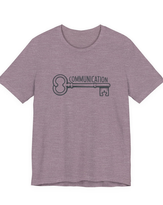 "Communication is Key" Unisex Jersey Short Sleeve Tee
