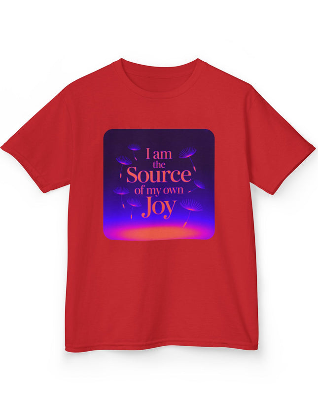 "I Am the Source of my Own Joy" Kids Heavy Cotton Tee