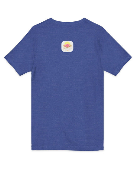 "Happy Valentine's Day" Unisex Jersey Short Sleeve V-Neck Tee