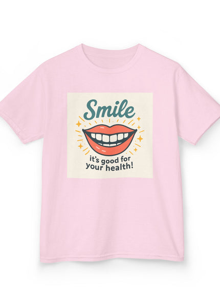 "Smile" Kids Heavy Cotton Tee